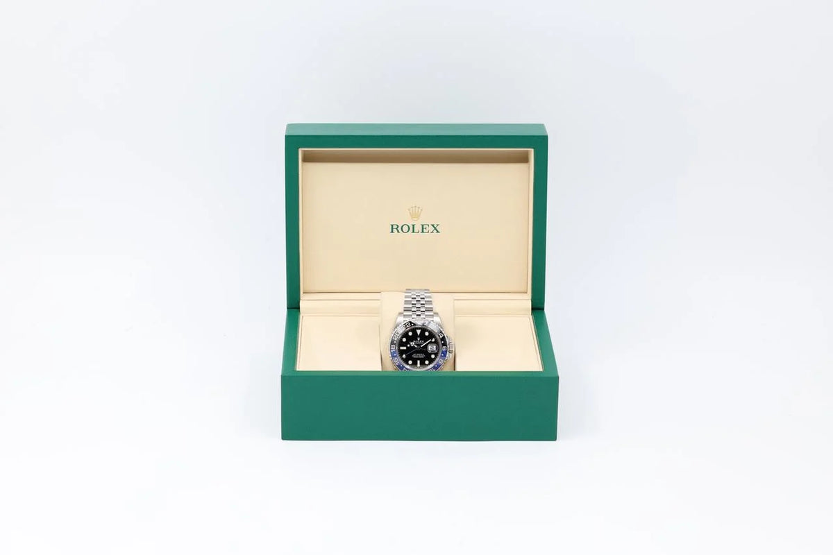 Rolx GMT-Master II 40 "Batman" – Oystersteel, Black Dial, Black and Blue Cerachrom Bezel, Jubilee Bracelet