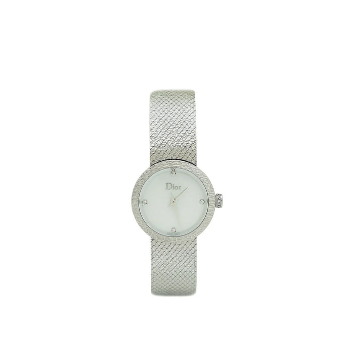 Dioor "La D de Dioor" Diamond Stainless Steel Ladies Watch